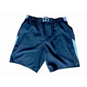 Nike Swim Trunks Adult Men’s Large Black/Grey Pockets‎